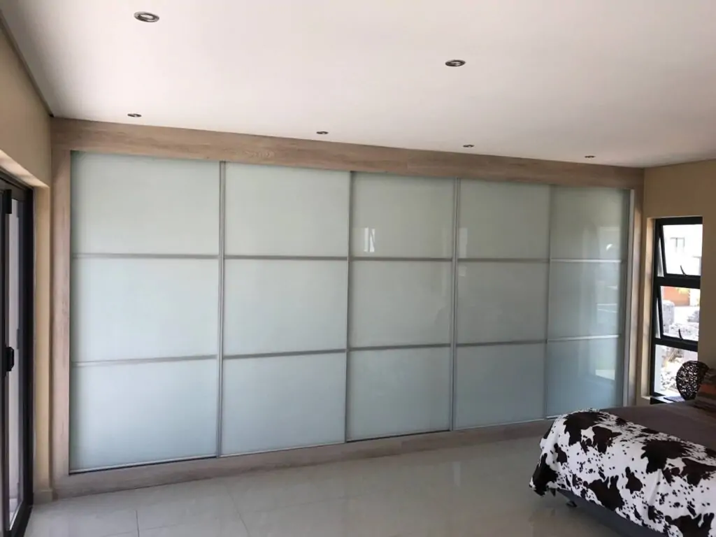 White Glass Sliding Doors